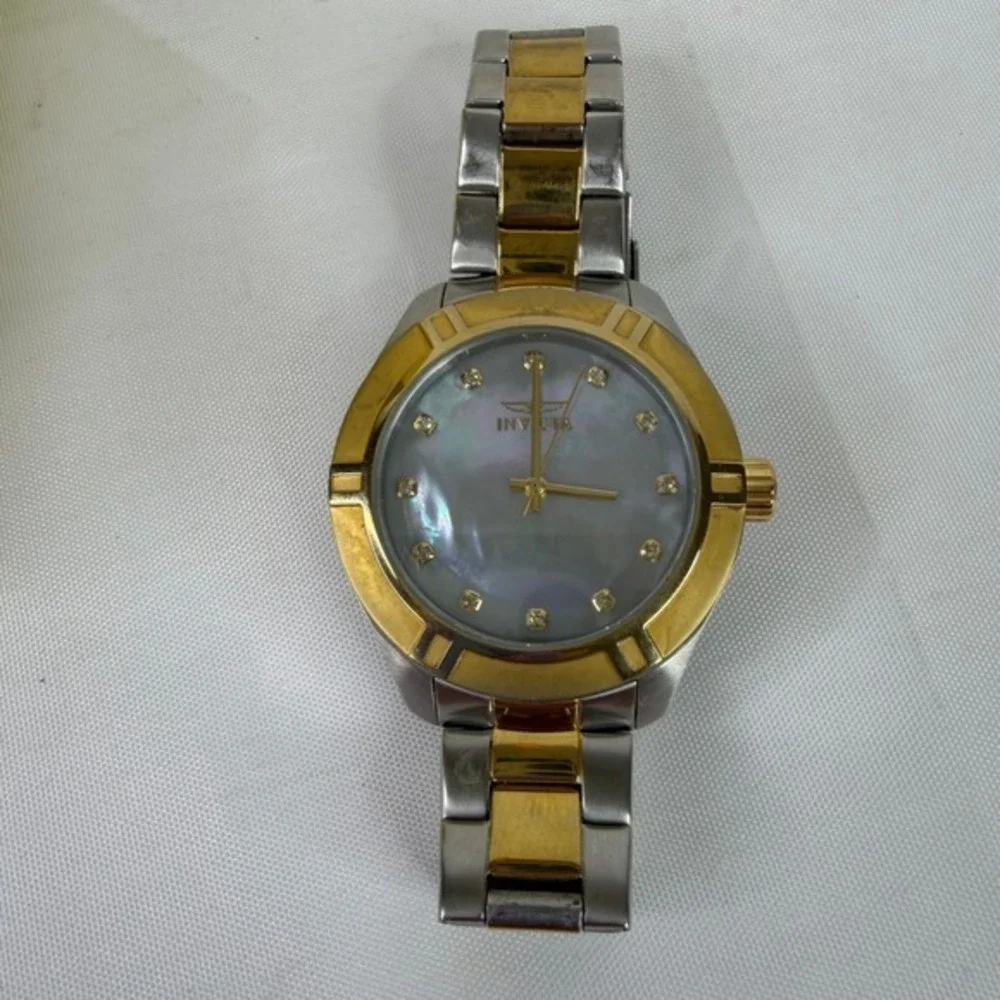 Invicta Pro Diver Watch Women One Size‎ Two Tone Silver Gold 18326